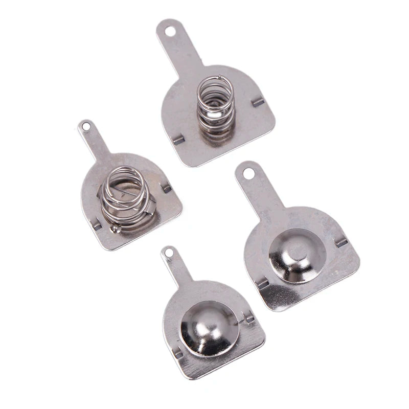 10Pcs 18650 Battery Spring Contact Sheets 16x16mm 18.5x16.5mm Battery Contact Sheet Nixie