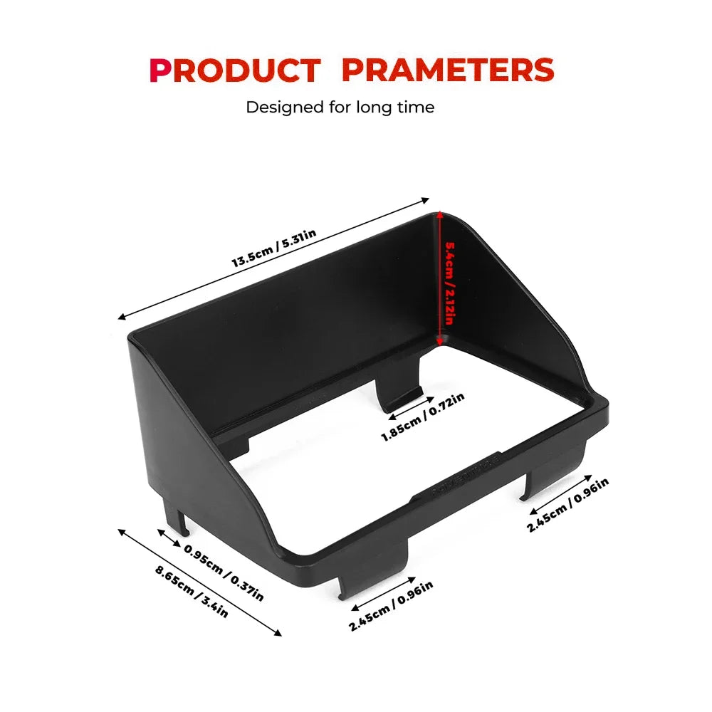 BMW Navigator V & VI GPS Sunshade Visor – R1200GS R1300GS GPS Navigator Sunshade Nixie