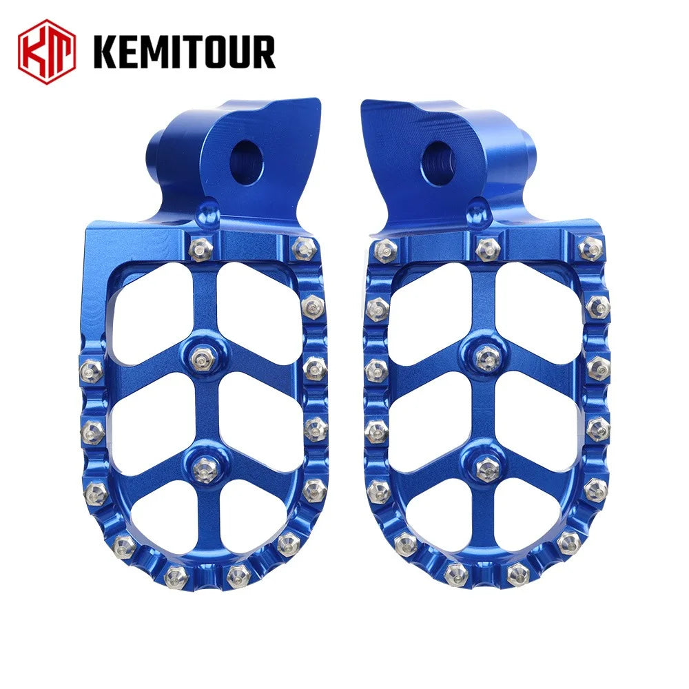 CNC Aluminum Foot Pegs for Yamaha YZ WR Series 1997–2023 Motorcycle Foot Pegs Nixie