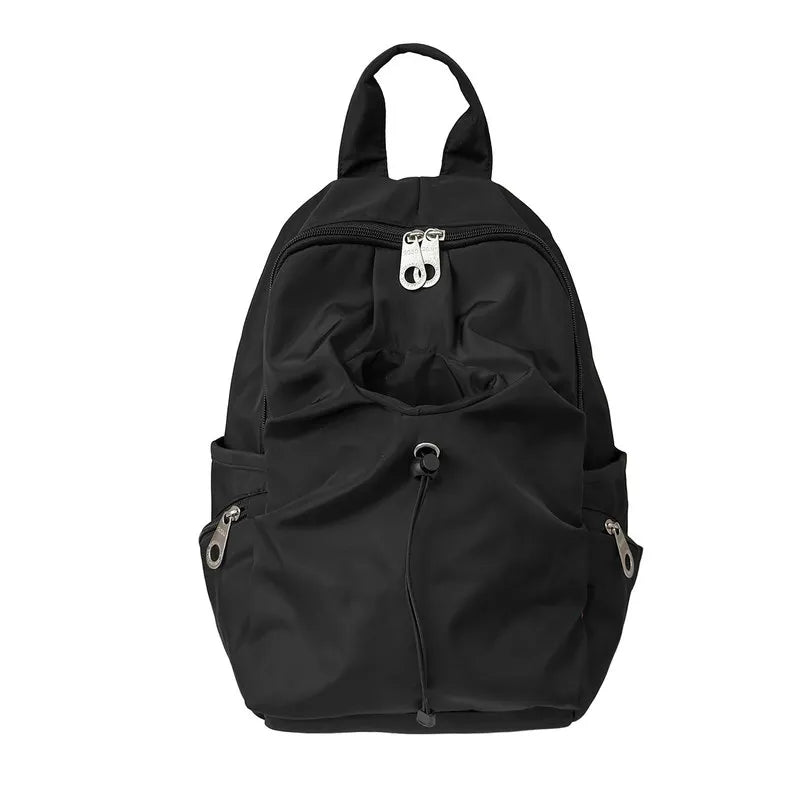 Korean Polka Dot Backpack – Lightweight Unisex Travel Bag