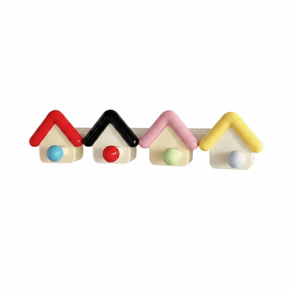 House Shaped Self-Adhesive Wall Hook – No Drill Key Hanger