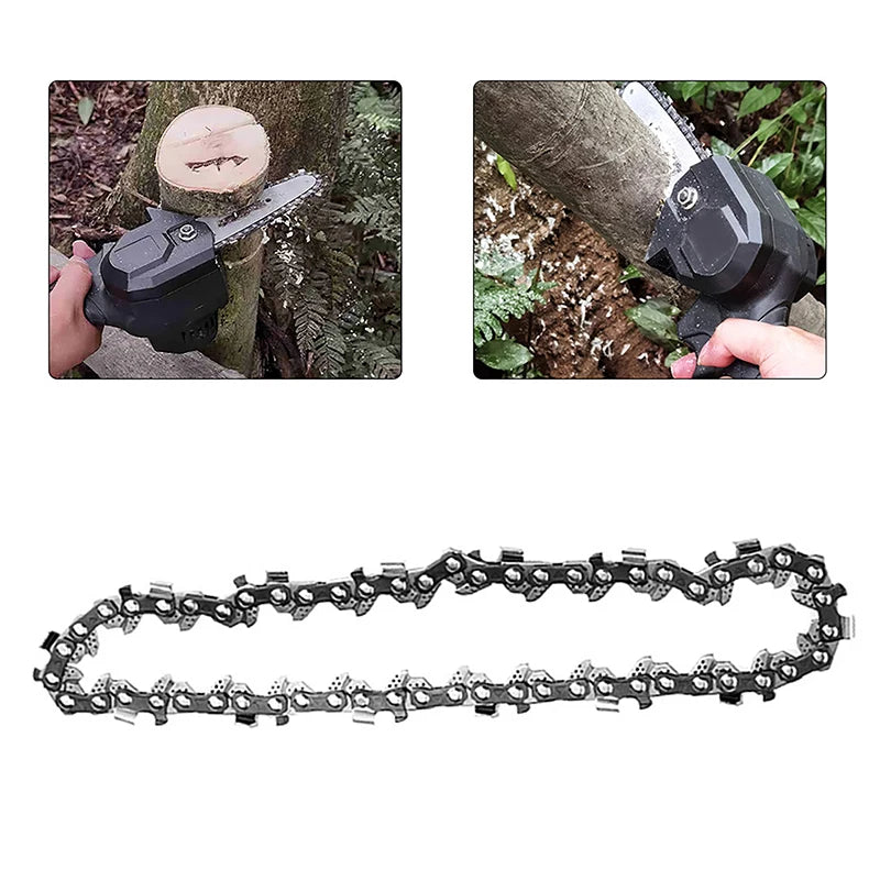 Chainsaw Chain 4–16 Inch Metal Link Replacement Blade Chainsaw Chain Nixie