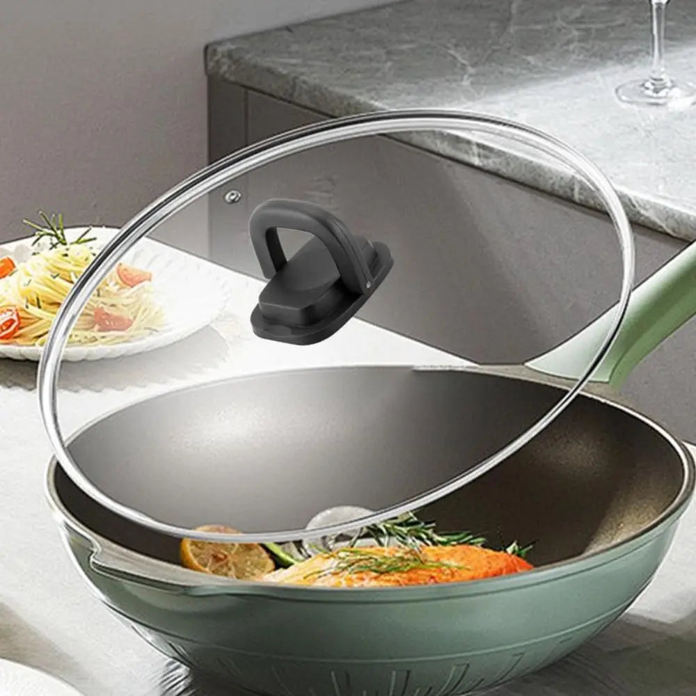 Foldable Pot Lid Handle Replacement Knob – Black PP Cookware