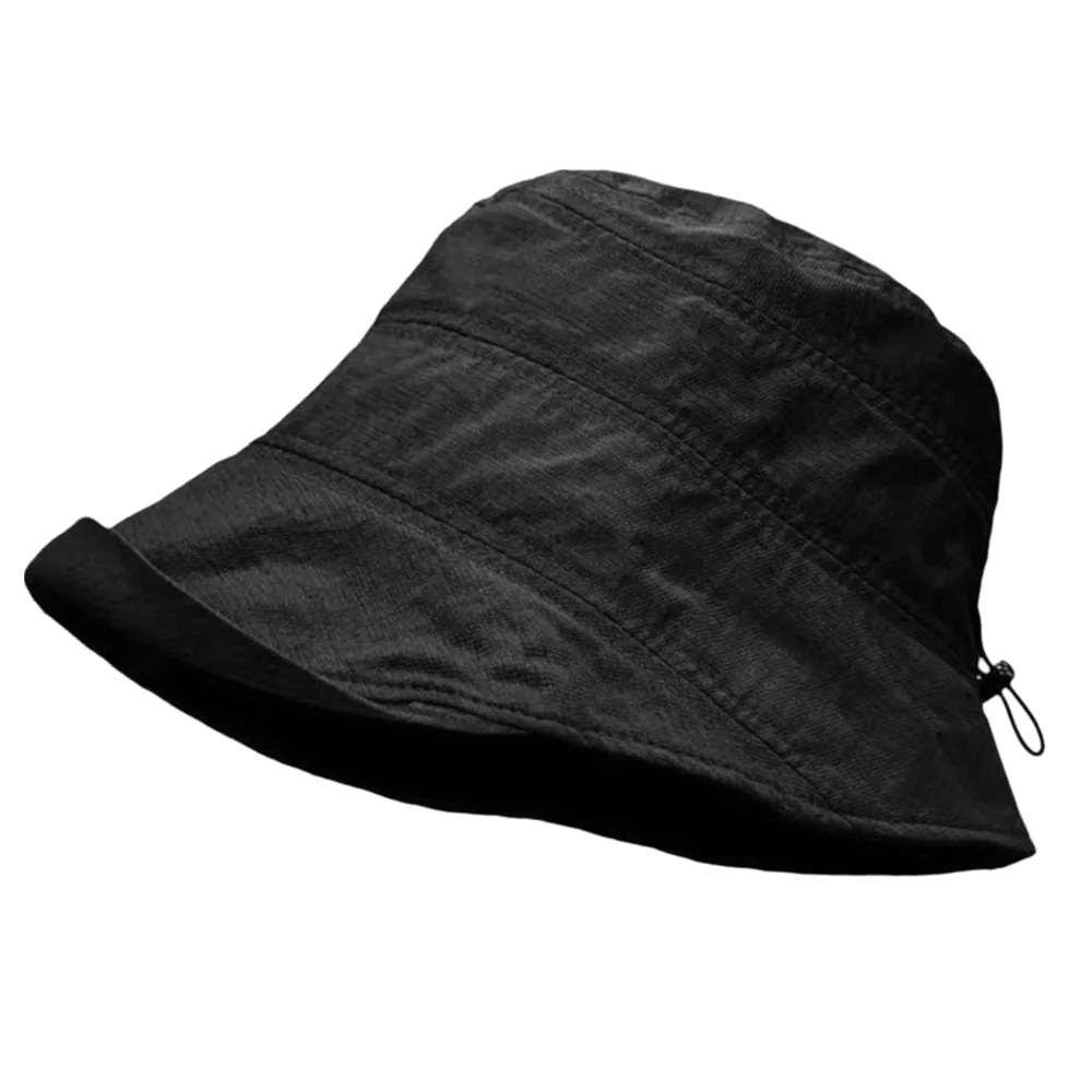 Korean Wide Brim Bucket Hat – Lightweight Sun Hat for Women