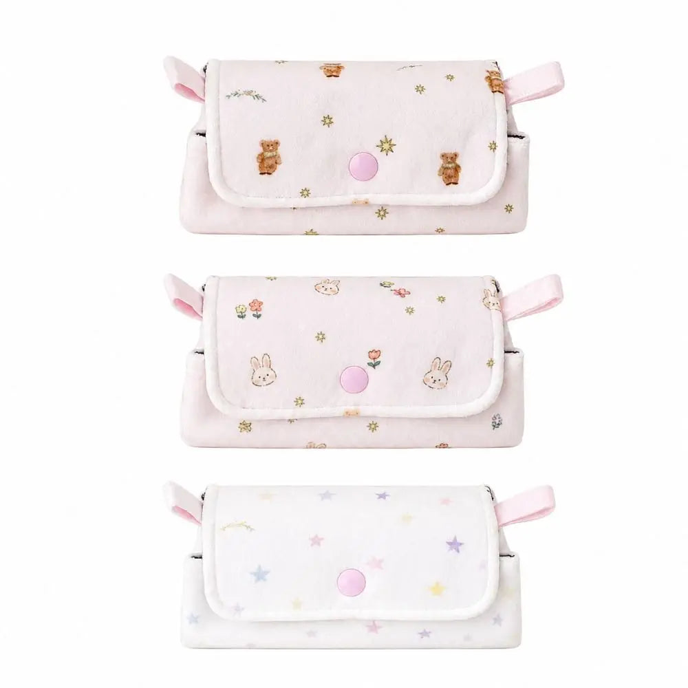 Korean Bear & Rabbit Large Capacity Pencil Case Pouch Pencil Case Pouch Nixie