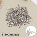 500pcs 25mm Metal Bowtie Connectors for Crystal Chandelier Beads Chandelier Connector Pins Nixie B