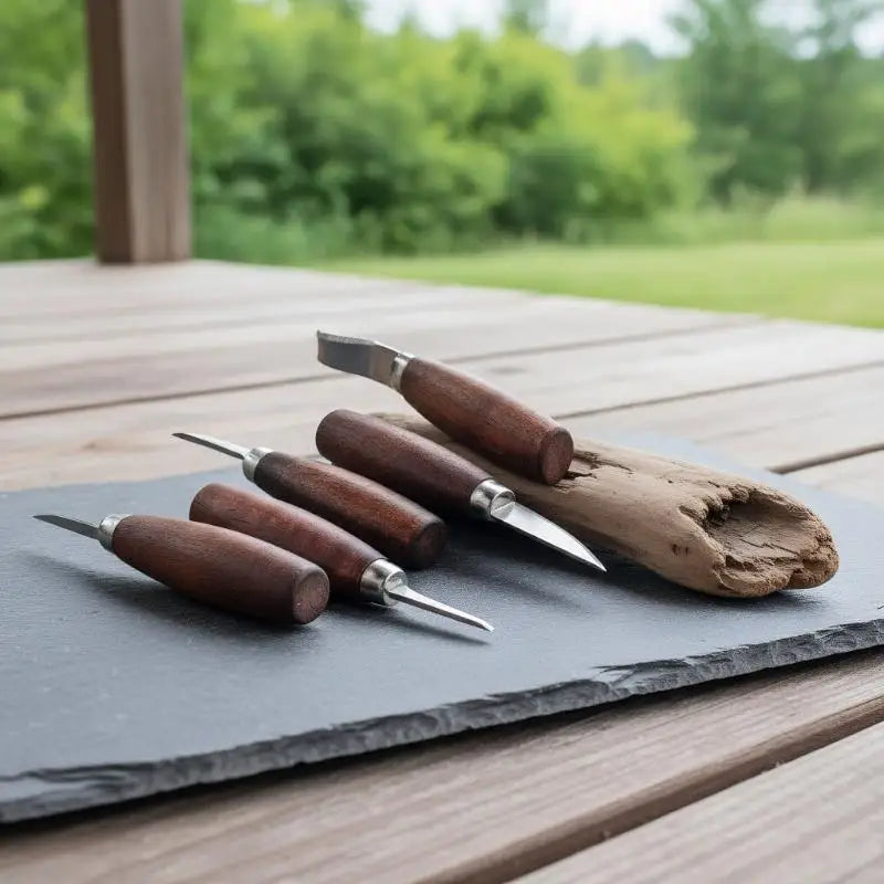 5-Piece Wood Carving Tool Set – Whittling Kit for Beginners Wood Carving Kit Nixie