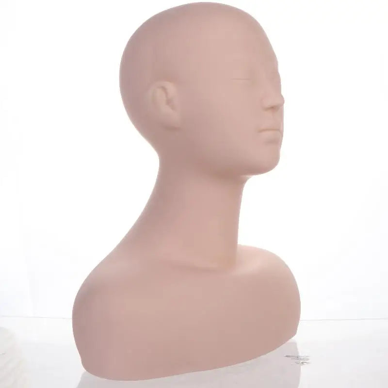 Cosmetology Mannequin Head Half Body PVC Silicone Makeup Practice Cosmetology Mannequin Head Nixie