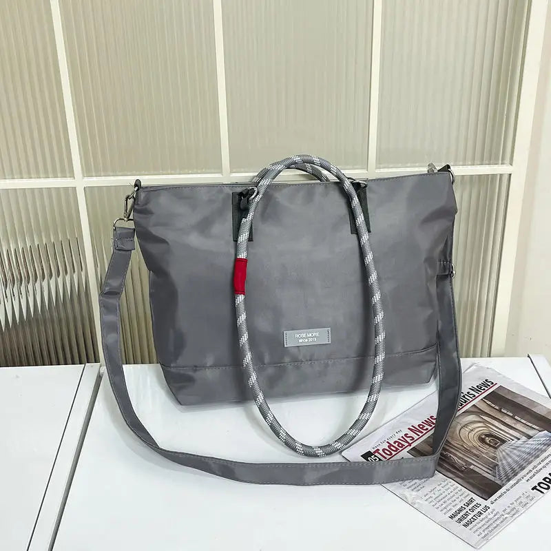 Nixie Large Nylon Tote Bag – Lightweight Waterproof Crossbody Nylon Tote Bag Nixie