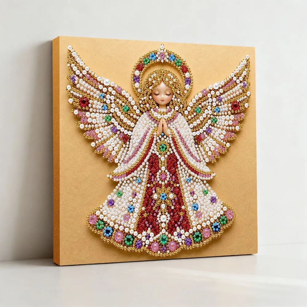 3D Christmas Pearl Art DIY Diamond Painting Kit | Holiday Gift Diamond Painting Kit Nixie