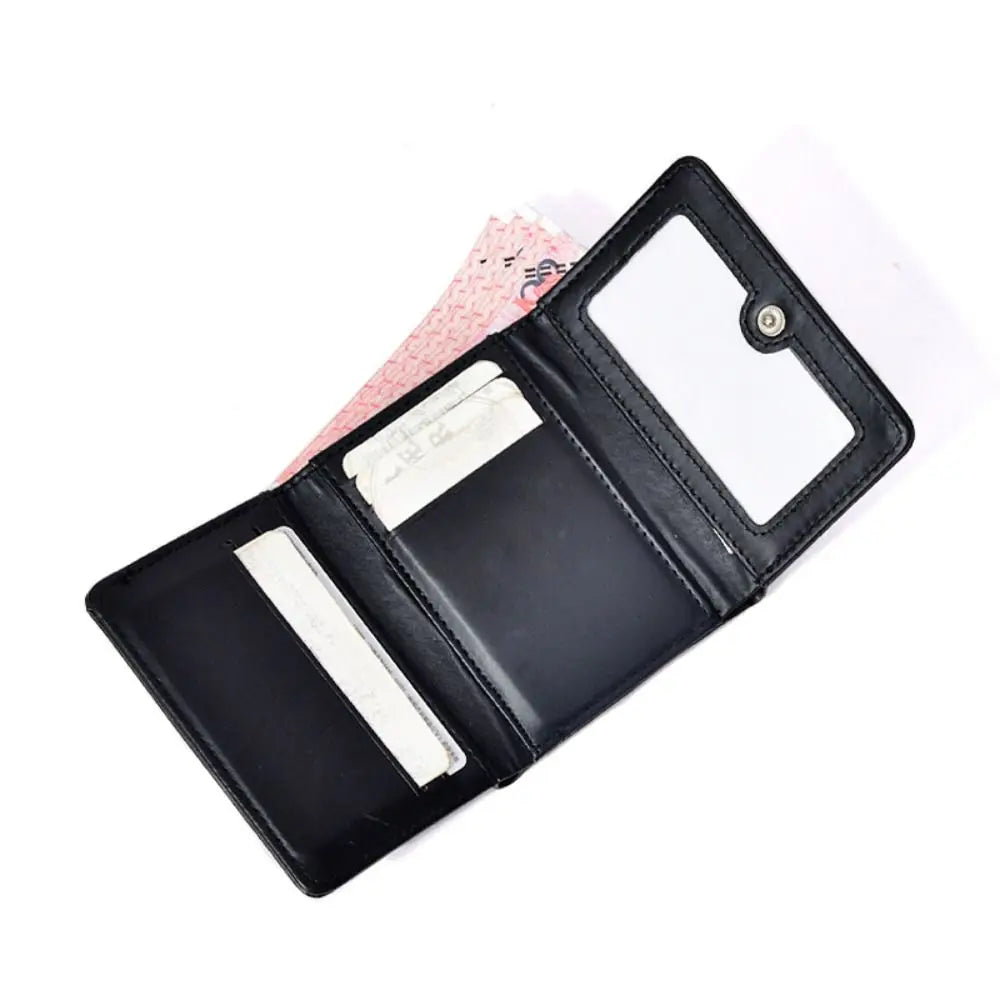 Women's Trifold PU Leather Cat Wallet – Large Capacity Purse Trifold Wallet Nixie