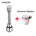 360° Rotating Faucet Aerator Extender – Dual Mode Water Saver Faucet Aerator Nixie Long Set