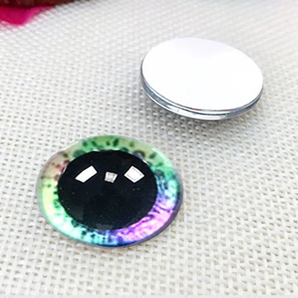 20pcs Crystal Glitter Doll Eyes 6mm–20mm DIY Craft Accessories Doll Craft Eyes Nixie
