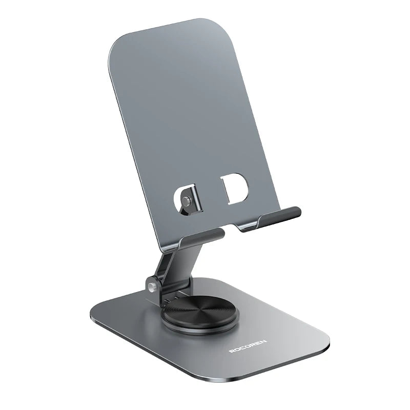 Rocoren 360° Foldable Metal Desk Phone & Tablet Stand Phone & Tablet Stand Nixie Grey