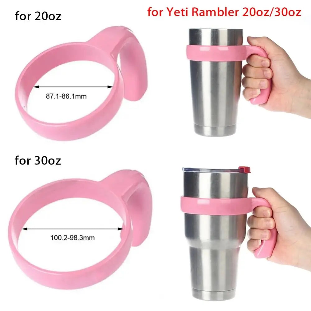 Tumbler Cup Handle for 20oz & 30oz Water Bottles – 6 Colors Tumbler Cup Handle Nixie