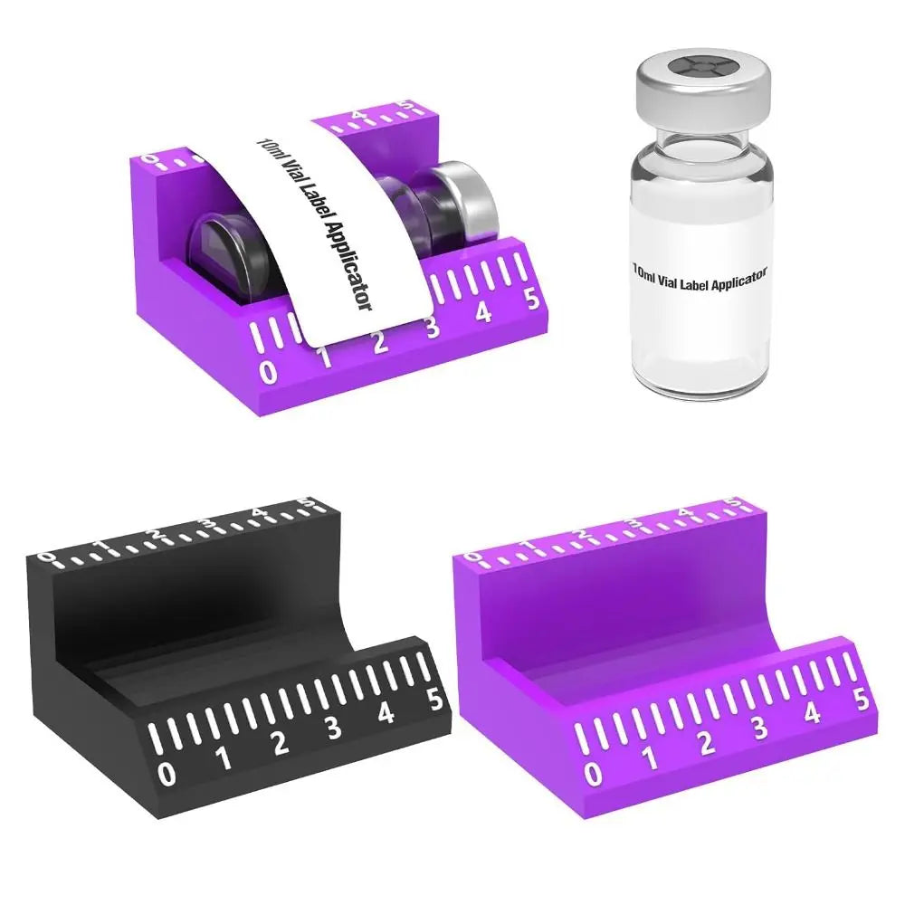 Vial Label Applicator 3ml & 10ml – Precise Reusable Labeling Tool