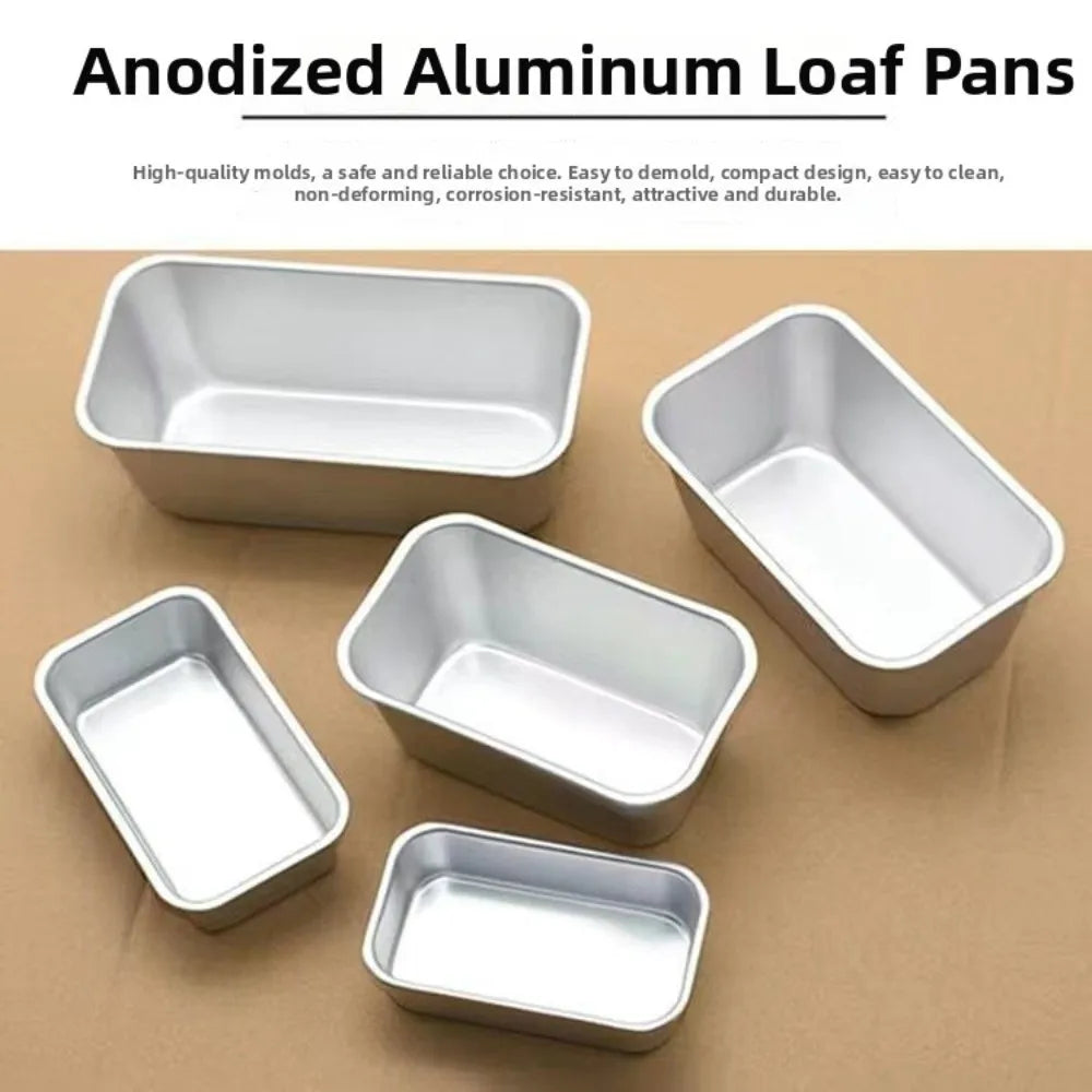 Non-Stick Aluminum Loaf Pan | Rectangular Bread Baking Mold