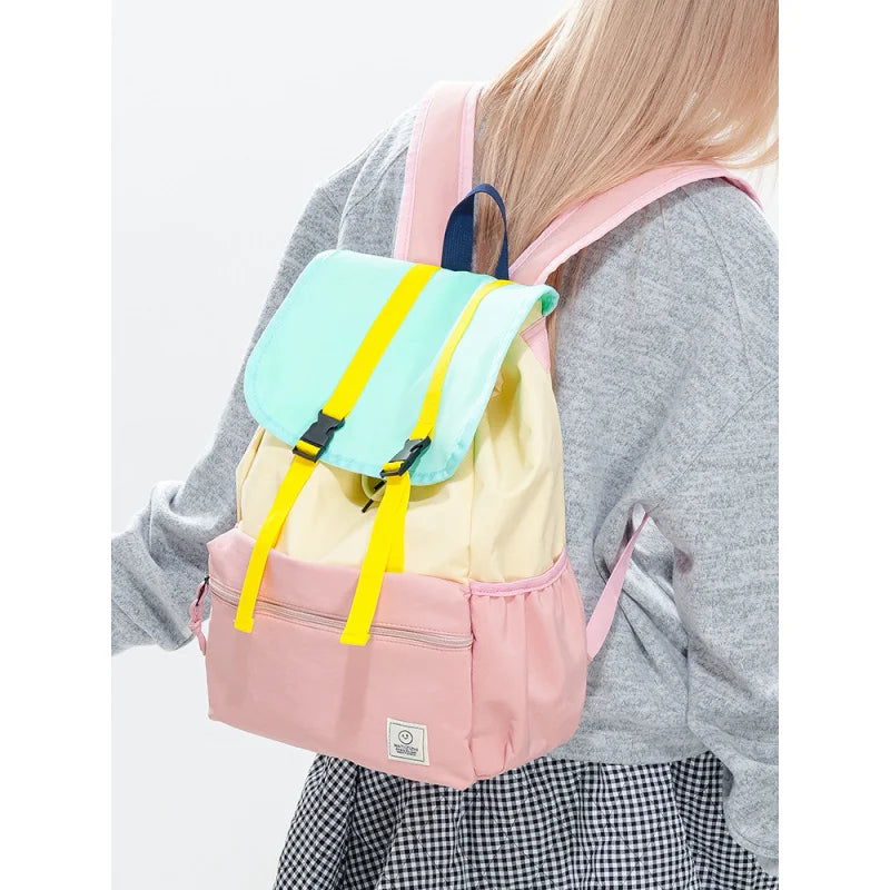 Dopamine Color-Block Women's Backpack – Hiking & Travel