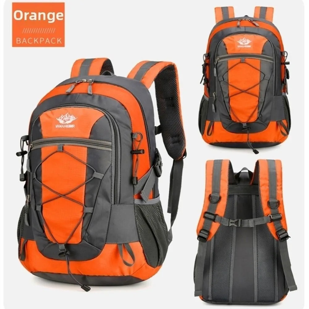 36–55L Lightweight Waterproof Hiking Backpack – Men & Women Hiking Backpack Nixie Orange