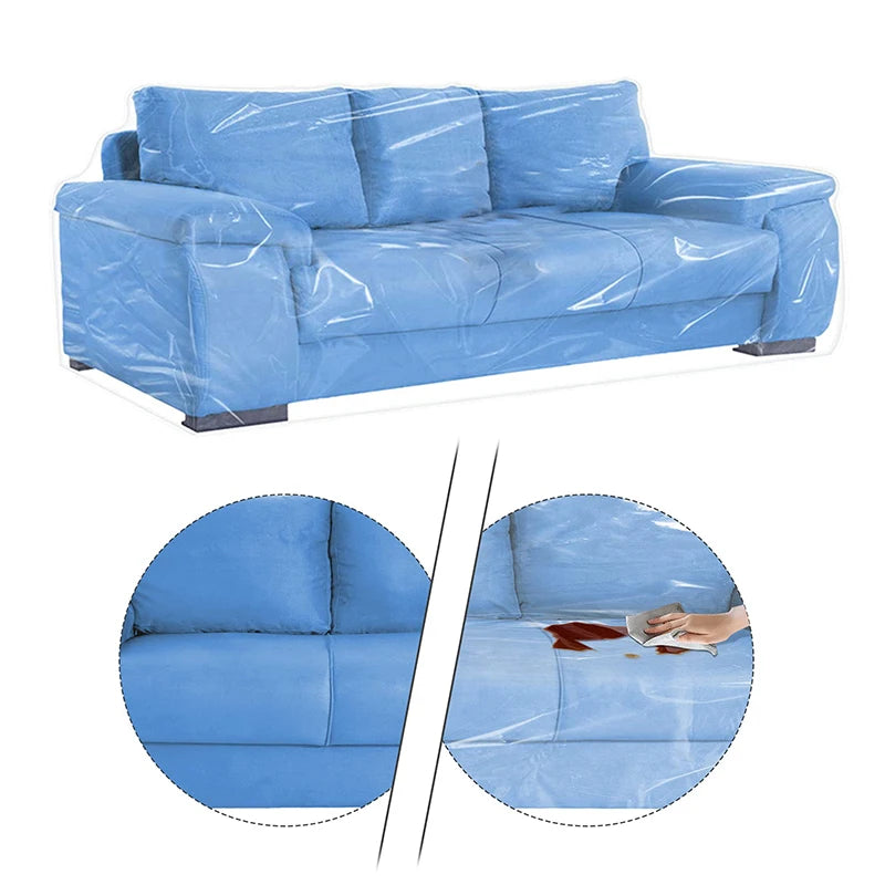 Transparent Plastic Sofa Cover – Cat & Dog Scratch Protector Sofa Protector Cover Nixie