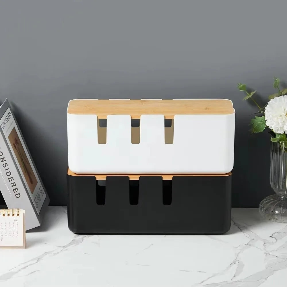Cable Management Box Power Strip Wire Organizer | Modern Cable Management Box Nixie