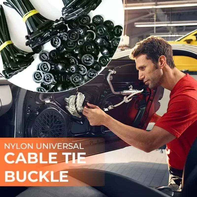Heavy Duty UV Resistant Nylon Zip Ties with Pin Fasteners 50-300PCS Nylon Cable Ties Nixie
