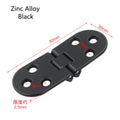 180° Flush Cabinet Hinge – Zinc Alloy Semicircle Door Hardware Cabinet Hinge Nixie black