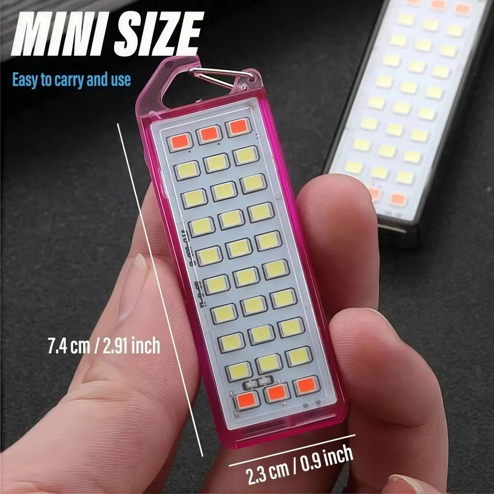 Mini Keychain LED Flashlight – Rechargeable, Waterproof, 5 Modes