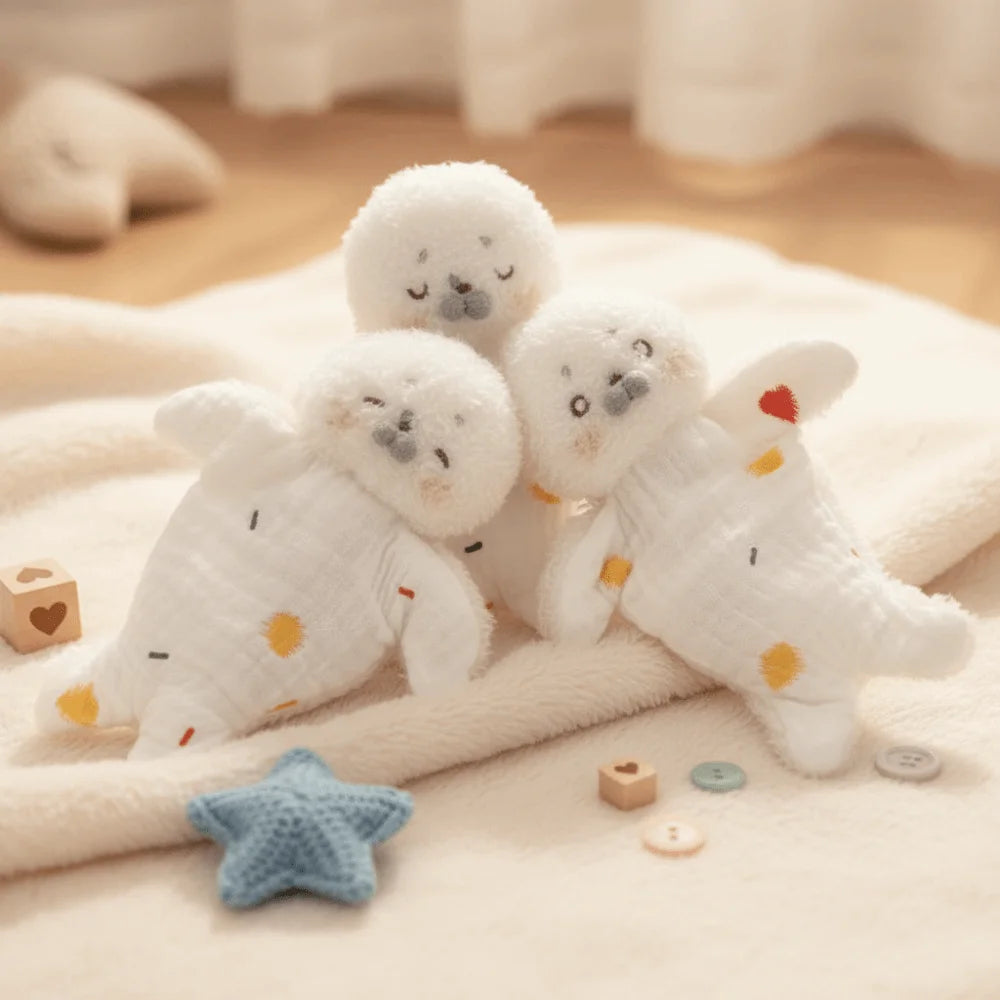Cute Seal Plush Bean Bag Hanging Rope Doll – Squishy Gift Plush Bean Bag Toy Nixie