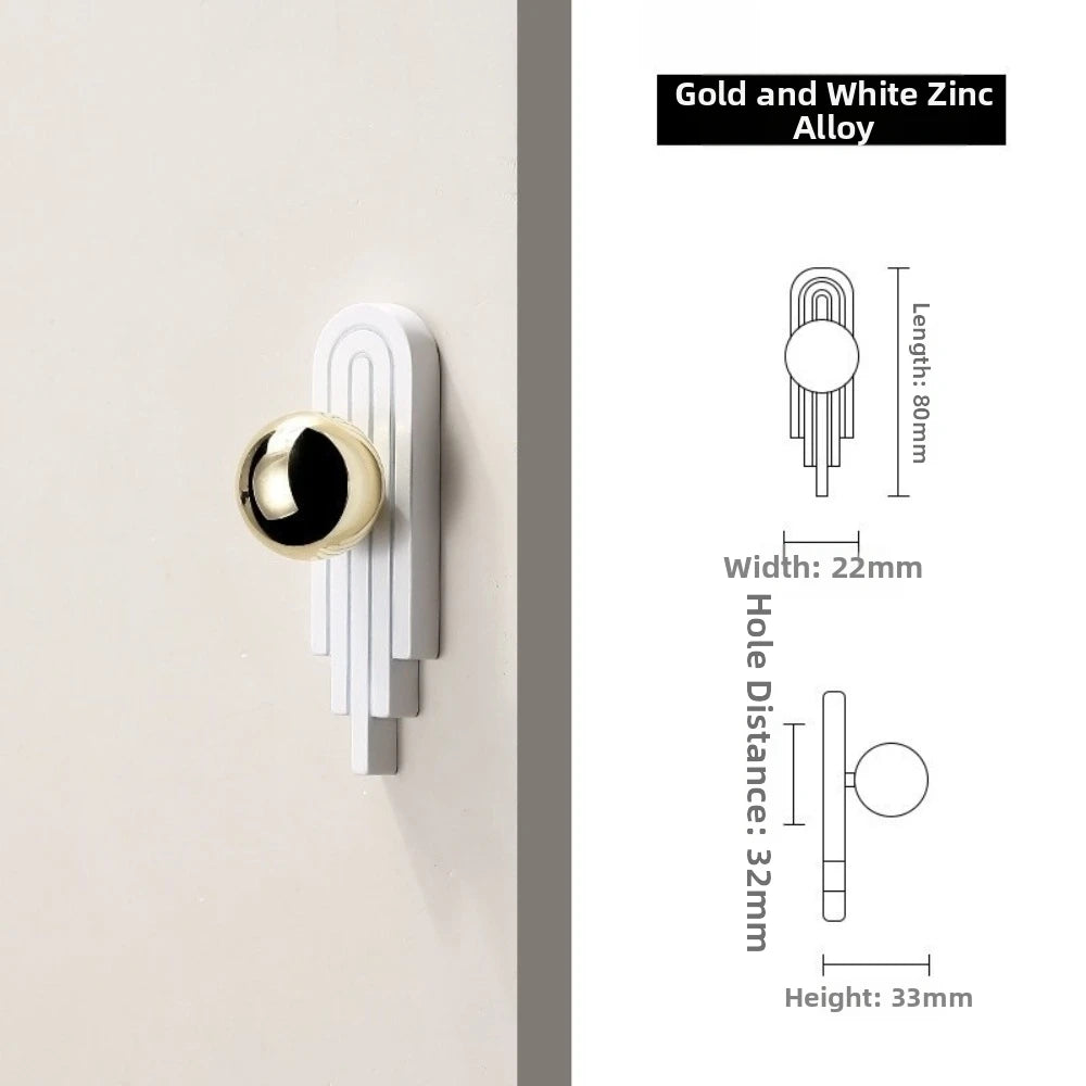 Gold Zinc Alloy Cabinet Handle – Modern Minimalist Drawer Pull Cabinet Drawer Handle Nixie