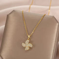 Rotating Windmill Pendant Necklace – Copper & Zircon | Nixie Pendant Necklace Nixie XL1354