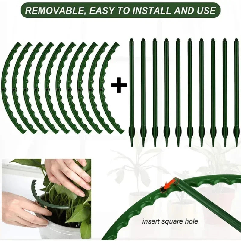 T-Shaped Plant Support Stakes | Garden Pot Rack Set 4/8pc Plant Support Stakes Nixie