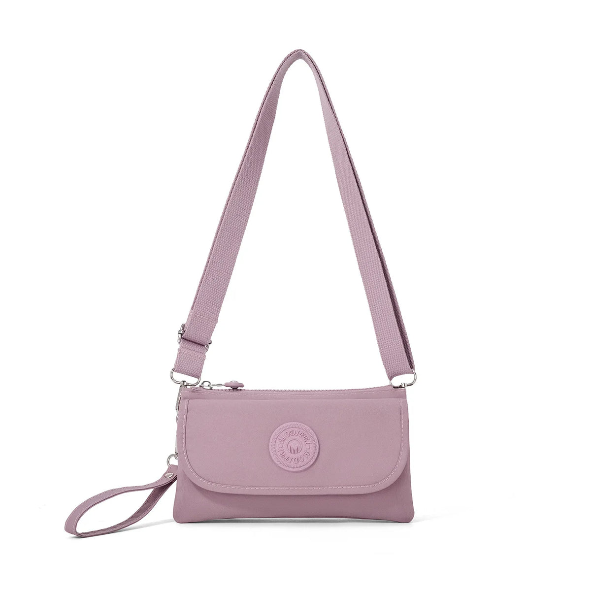 Nixie Waterproof Nylon Crossbody Bag – Large Capacity Satchel Crossbody Bag Nixie Purple