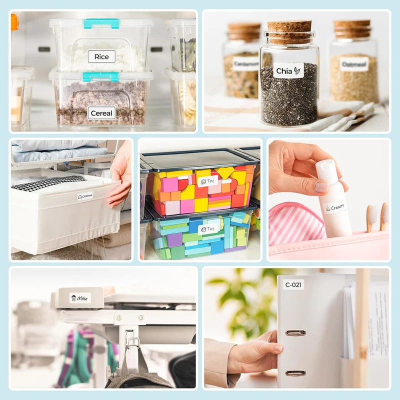 Marklife P15 Thermal Label Paper – Waterproof Self-Adhesive