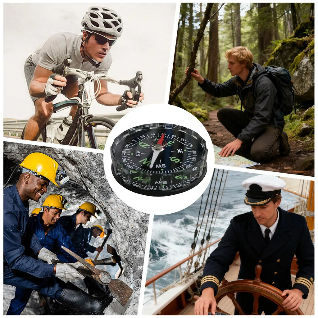 Waterproof Hiking Compass – Multifunctional Sighting Navigation