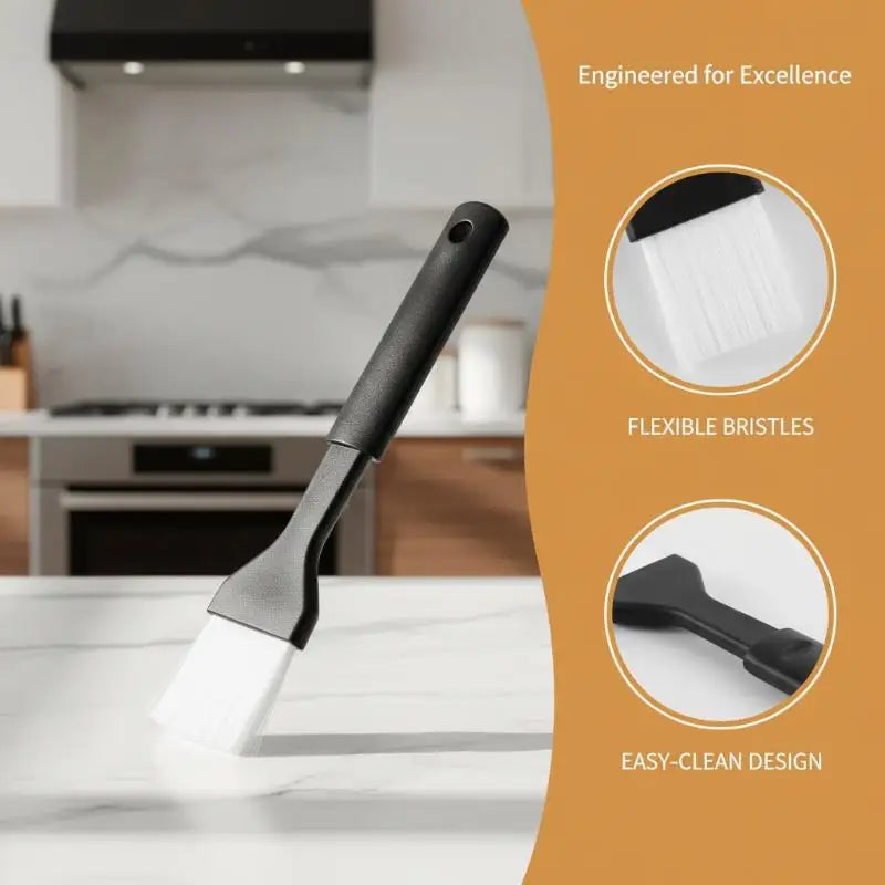 BBQ Oil Brush – High Temp Resistant Grilling & Baking Brush BBQ Basting Brush Nixie