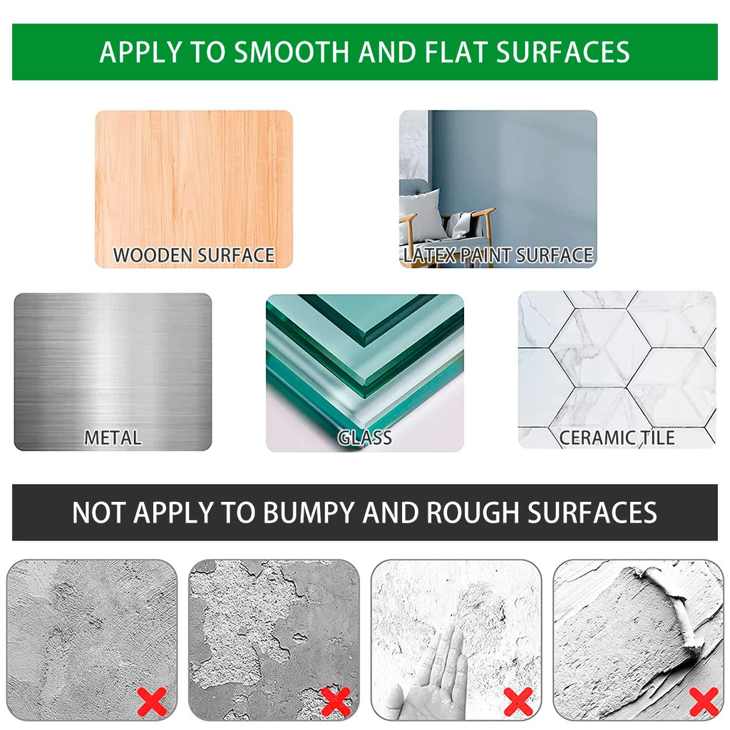 Self-Adhesive Mirror Wall Stickers – Flexible DIY Tiles 10/40Pcs
