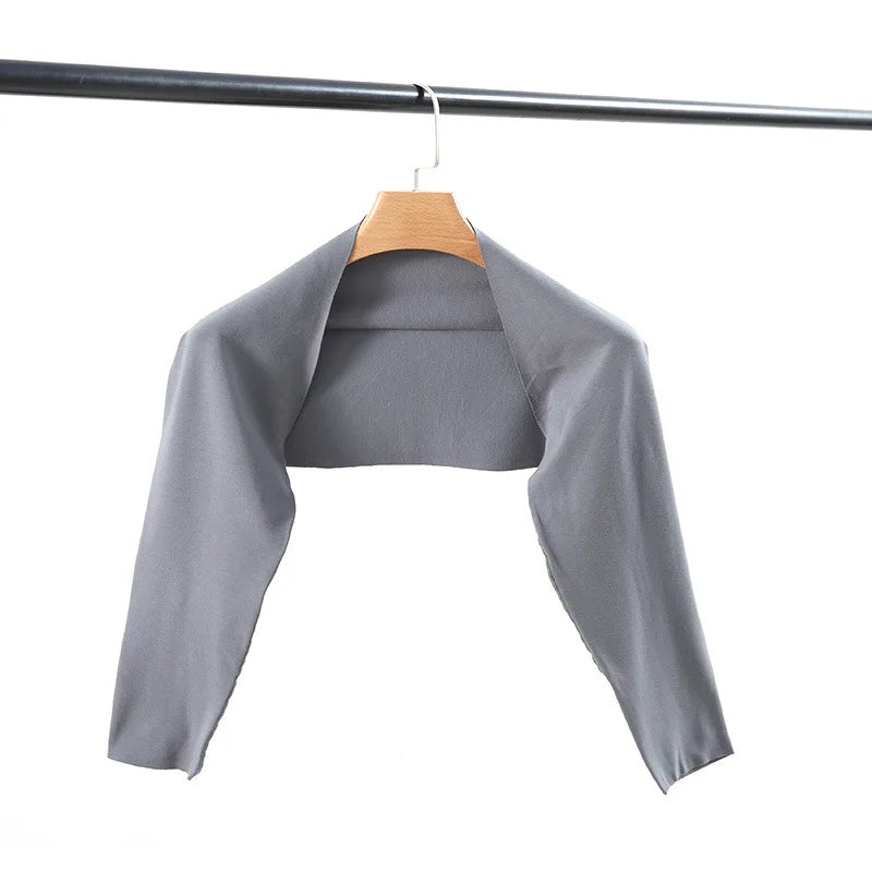 Women's Warm Shoulder Neck Knit Camisole – Modal Wrap Top Shoulder Wrap Camisole Nixie L long sleeve