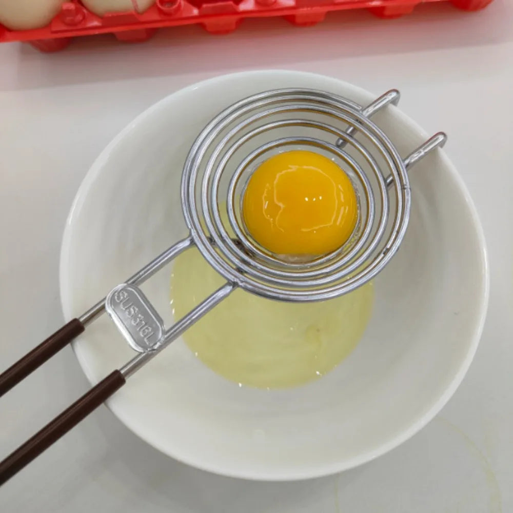 304 Stainless Steel Egg Separator – Yolk & White Divider