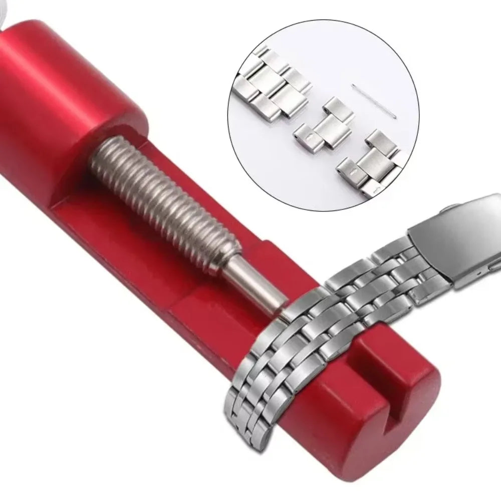 Watch Band Link Remover Kit – Stainless Steel, 3 Pins Included Watch Repair Tool Nixie