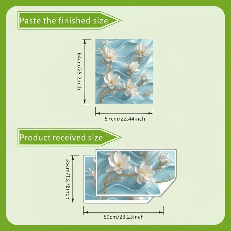 Floral Animals Removable PVC Wall Decal – Waterproof Kitchen Sticker Wall Decal Sticker Nixie