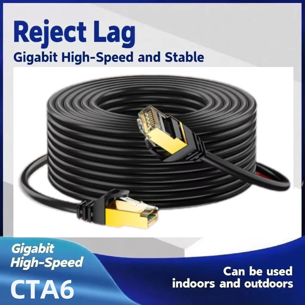 Cat6 Ethernet Cable RJ45 UTP 1000Mbps – PC, PS5, Xbox, Router Ethernet Network Cable Nixie