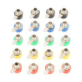 20Pcs 4mm Banana Jack Sockets ABS Insulated Speaker Terminals Banana Jack Terminal Nixie Brown