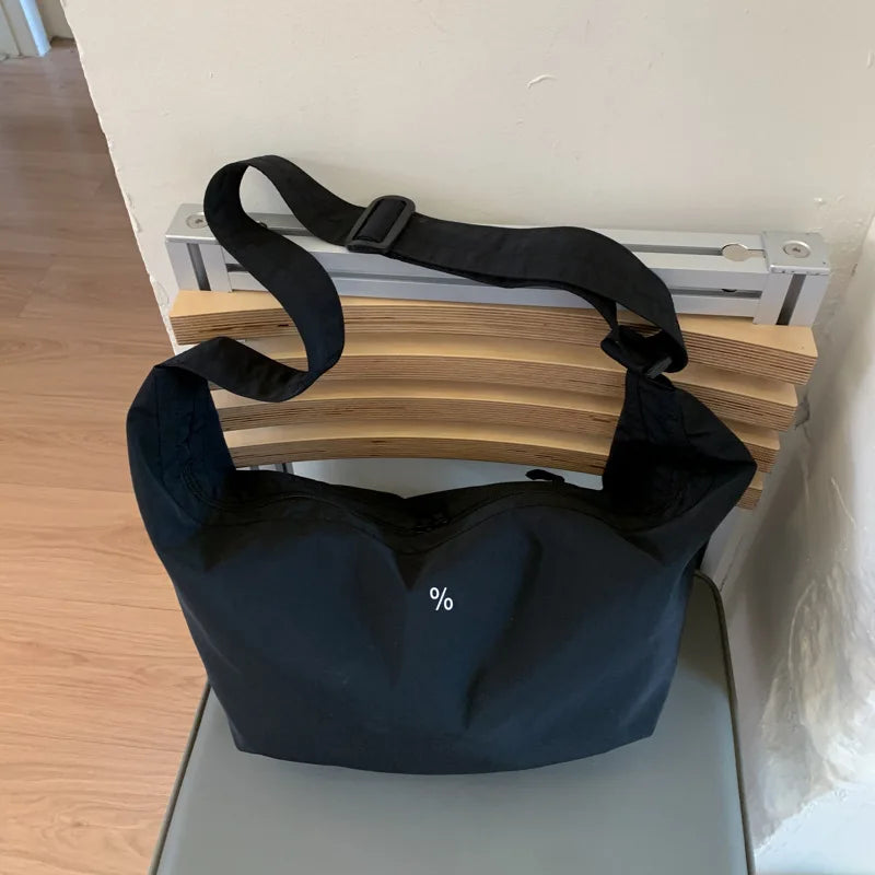 Large Capacity Crossbody Dumpling Bag – Women's Nylon Hobo Bag