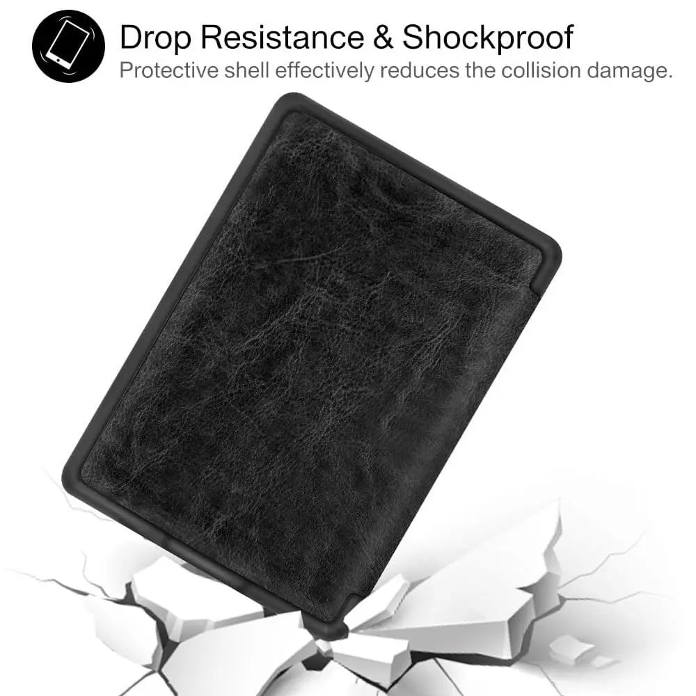 PU Leather Magnetic Folio Case for Kindle 4th/5th Gen D01100 E-Reader Folio Case Nixie