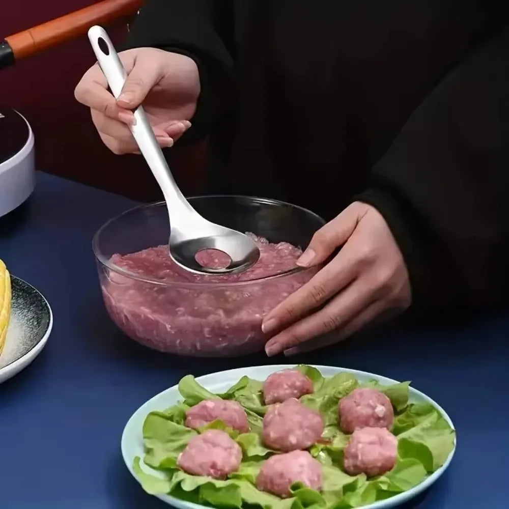 304 Stainless Steel Dumpling & Rice Spoon Kitchen Gadget Kitchen Spoon Tool Nixie