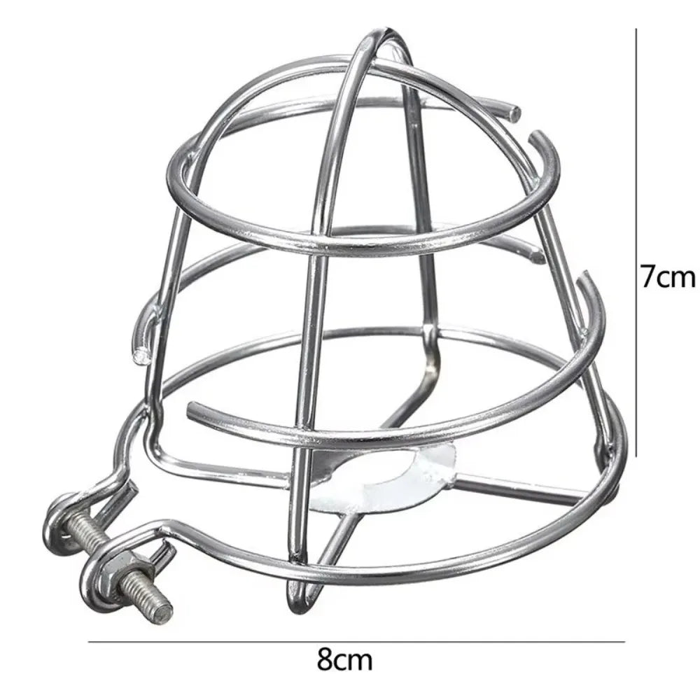 Fire Sprinkler Head Guard Cage Protector – Silver Steel Sprinkler Guard Cage Nixie