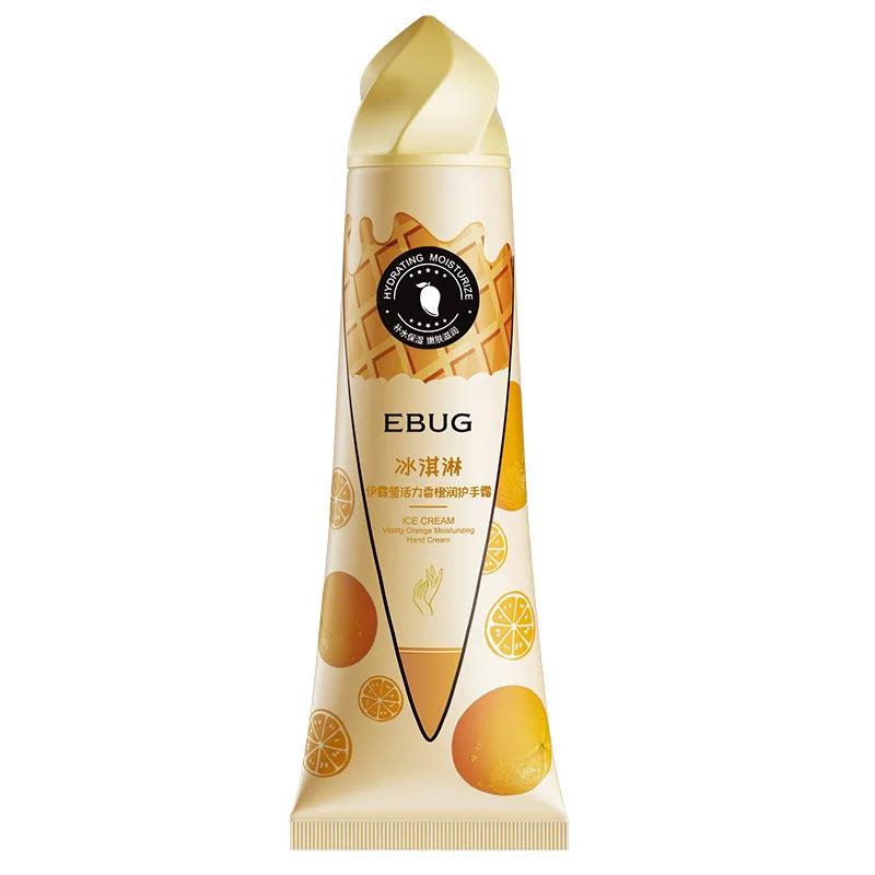 Ice Cream Hand Cream – Peach Fragrance, Moisturizing 30g Hand Cream Nixie