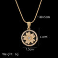 Luxury Star Pendant Necklace – Gold & Silver Snake Chain Pendant Necklace Nixie XL2162-08