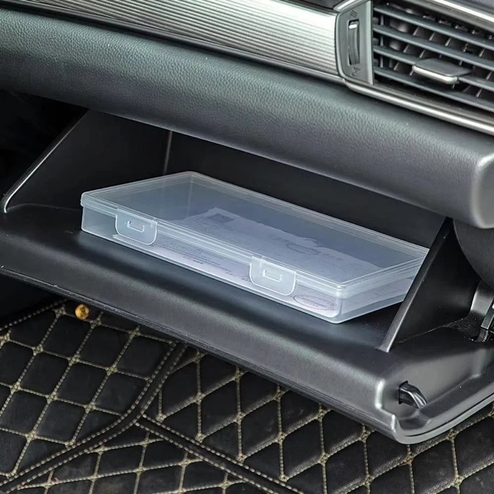 Transparent Desktop Storage Box | Dustproof PP Organizer Desktop Storage Organizer Nixie